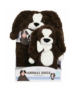 Little Miracles Animal Hugs Plush Brown Dog with Hooded Blanket 2 Piece Set - £33.77 GBP