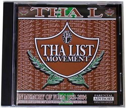 Tha L Tha List Movement Cd 2004 Oop Rare Las Vegas Nv Indie Hip-Hop Rap Euc ! - £47.36 GBP