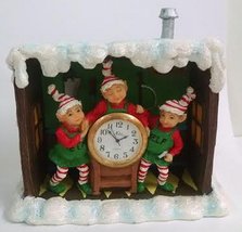 Holiday Clock (Santa with Girl) - $35.00