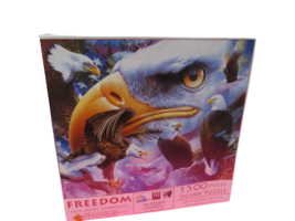 Freedom By Jerry Gadamus Bald Eagle 1500 Piece Jigsaw Puzzle 24&quot;x33&quot; New... - £30.36 GBP