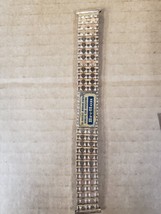 BRETTON Stainless gold stretch Band 1970s Vintage Watch Band Nos W110 - £43.71 GBP