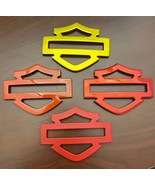 Custom metal tank emblems badges, CVO 3.2&quot; Size - $109.40