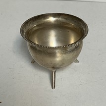 Mappin &amp; Webb English Sterling Silver 3 Legged Salt Cellar 1903 Date Mark - $64.30