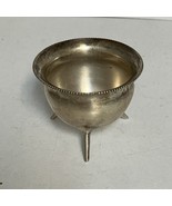 Mappin &amp; Webb English Sterling Silver 3 Legged Salt Cellar 1903 Date Mark - $1,185.93 MXN