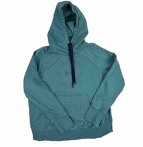 Under Armour Womens Sweatshirt Hoodie Loose Fit Large Sea Green Long Sleeve - £15.79 GBP