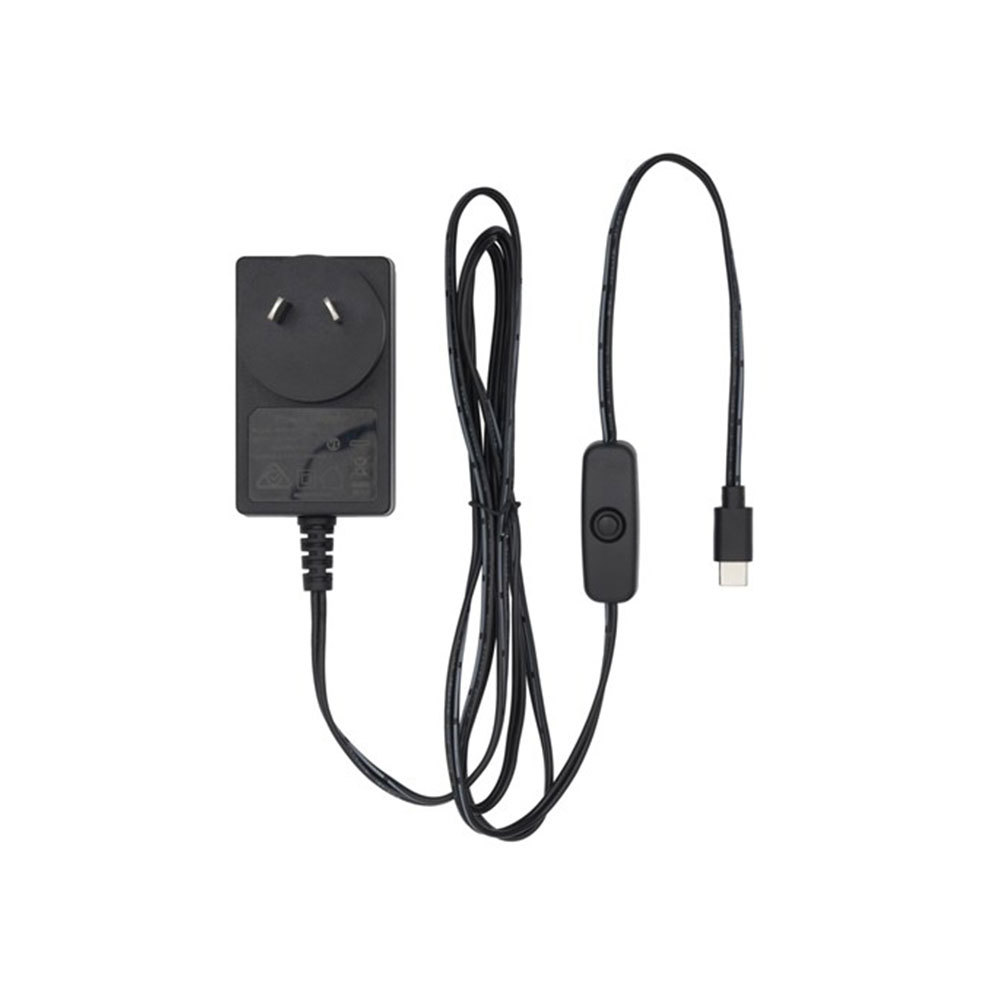 Raspberry Pi 4 Power Supply 5.1VDC 15.3W at 3A - $39.37