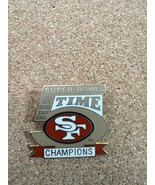 1995 49ers Super Bowl Champions Pin Peter David SF Time NFL Enamel Badge - $35.06 CAD