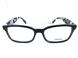New PRADA VPR 1T8 OHD-1O1 53mm Black Rectangle Men’s Eyeglasses Frame - £150.27 GBP