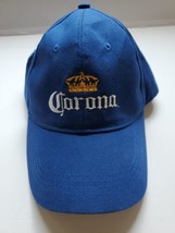 Corona Ball  Cap / Hat Embroidered Corona and Logo Blue EXCELLENT cond F... - $9.89