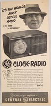 1951 Print Ad GE Clock-Radios Farm Alarm Clock General Electric Syracuse,NY - $15.28