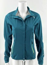 Nike Storm Fit Womens Athletic Jacket Size S Teal Blue Full Zip Up Lightweight - £31.15 GBP