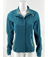 Nike Storm Fit Womens Athletic Jacket Size S Teal Blue Full Zip Up Light... - £31.29 GBP