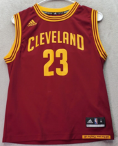 NBA Cleveland Cavaliers adidas Jersey Baseball Youth Medium Maroon LeBro... - £19.63 GBP