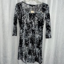 Forever 21 Women&#39;s Tunic Top Black &amp; Gray Print Size Small JR NWT - £5.20 GBP