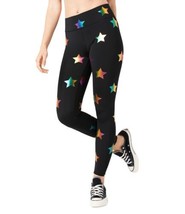 Terez Womens Foiled Star Print Leggings Size M Color Rainbow Foil Large ... - $106.43