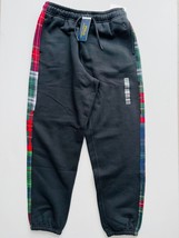 Polo Ralph Lauren Tartan Plaid Fleece Sweatpants Black ( S ) - £100.49 GBP