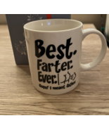 11 OZ Ceramic Coffee Mug &quot;BEST. FARTER. EVER. Oops! I MEANT FATHER.&quot; NEW - $21.62 CAD