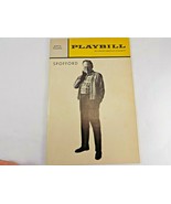 Spofford Playbill April 1968 ANTA Theatre Playbill Melvyn Douglas as Spo... - $18.51 MXN