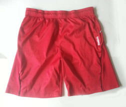 Reebok Men Athletic Shorts Size L Red  - £11.40 GBP