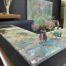 Amazonite Granite Countertop Slab for Kitchen Marble Dining Table Home Interior - £548.75 GBP+