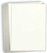 Hamilco Linen Textured Cardstock Paper – 8 1/2 X 11&quot; Blank Thick Heavy, ... - $25.98