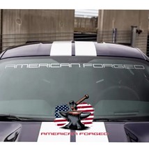 OEM American Forged Windshield Decal Banner New 1PC Fits All Cars &amp; Truc... - $49.99