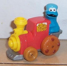 Vintage 1981 Hasbro Sesame Street Cookie Monste Figure in Die Cast car V... - $14.36