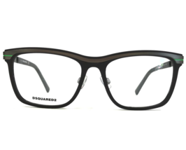 Dsquared2 Eyeglasses Frames MUNICH DQ5176 col.049 Black Gray 53-16-140 - £77.52 GBP