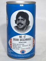 1977 Brian Baschnagel Chicago Bears Ohio St RC Royal Crown Cola Can NFL ... - $9.95