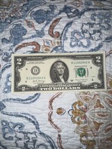 2017A $2 TWO DOLLAR BILL Fancy Serial Number, Excellent Condition US Note.Binary - £13.45 GBP