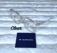 Blue Light Glasses Retro Clear Color Bluelight Blocking by ByeBlueLite! - $11.99