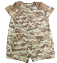 Small Wonders Infant Camo Romper Bodysuit 3-6M Knit 1-Piece Brown Camouf... - $9.45