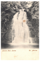 Glenoe Fall Larne Postcard Vintage Waterfall Antique 1904 - £7.94 GBP