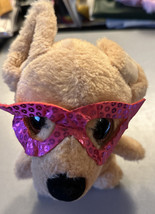 Spark Create Imagine Tan Chihuahua Puppy Dog Wearing Pink Mask Plush - 7” - £6.05 GBP