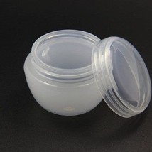 Transparent Plastic Cream Jar with Inner Lid 50ml - 3 Units - $14.78