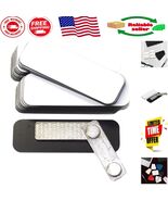 Versatile 25 Pack Magnetic Name Tags - 1&quot; X 3&quot; Engraving Ready Blank Badges - $81.11 CAD