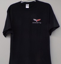 Chevrolet Corvette C6 Sports Car Embroidered T-Shirt S-6XL, LT-4XLT Chevy New - £16.81 GBP+