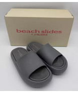 J/Slides Beach Slides Women&#39;s Grey Sandals - Sizes 6 &amp; 7 - Slip-On Comfo... - $47.70 CAD