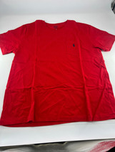 Ralph Lauren T-Shirt Mens Large Red Short Sleeve Pullover 100% Cotton - £12.16 GBP