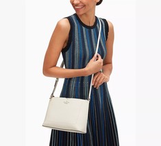 NWB Kate Spade Harlow Crossbody Parchment Leather WKR00058 $279 Dust Bag FS - £89.42 GBP