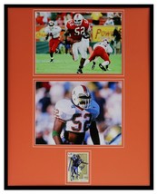 Ray Lewis Signed Framed 16x20 Photo Display Miami Hurricanes Ravens - £113.33 GBP