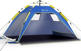 Glymnis Pop Up Beach Tent Sun Shade Shelter For 4 Person With Upf 50 Quick Setup - £36.95 GBP