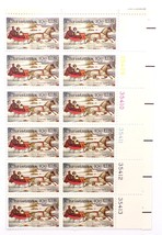 United States Stamps Block of 12  US #1551 1974 10c Christmas: Winter Road&quot;  - £6.72 GBP