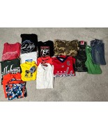 Bundle of 10+ Boys Youth Small Clothes Shirts Sweatshirts Shorts Swimwea... - $26.77