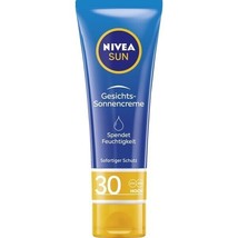 Nivea Sun sunscreen sunblock face, neck and décolleté SPF30 50ml FREE SHIPPING - £13.33 GBP