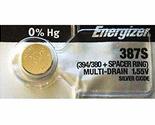 Energizer 387S Low-Drain 1.55V Silver-Oxide Button Cell Battery - $10.81