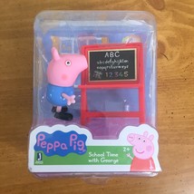 Peppa Pig School Time with George -- 2.5&quot; Mini Figure Jazwares -- Brand New - £8.72 GBP