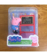 Peppa Pig School Time with George -- 2.5&quot; Mini Figure Jazwares -- Brand New - £8.65 GBP