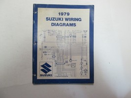 1979 Suzuki Motorcycle N Models Wiring Diagrams Manual Worn Faded Factory Oem - $24.88
