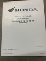 2015 HONDA SXS500M SXS 500M SXS 500 Parts Catalog Manual - $129.99